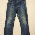 オリジナルジーンズS47　2023年9月から穿き込み（約2年のエイジング紹介）