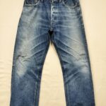 オリジナルジーンズS76　約5年間の穿き込み紹介　海釣りが趣味のお客様