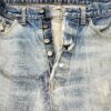 リーバイス501ビッグE　ビンテージ　前立ての解体リペア　比翼（ボタンホール下地）新品交換
