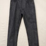 オリジナルジーンズS47BK（ブラックデニム）W32インチ　着用サンプル作りました。
